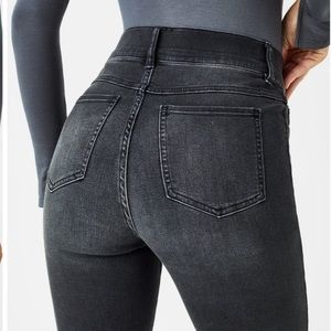 COPY - Spanx Straight Leg Black Jeans